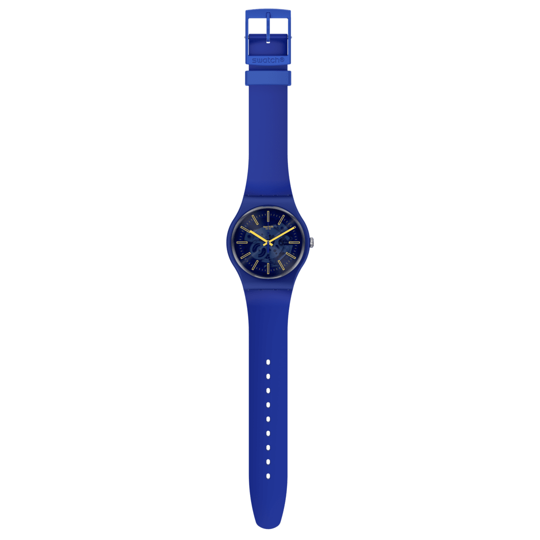 Swatch Sunbrush Sky unisex pulsera de caucho – SO29N101