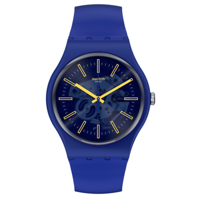Swatch Sunbrush Sky unisex pulsera de caucho – SO29N101