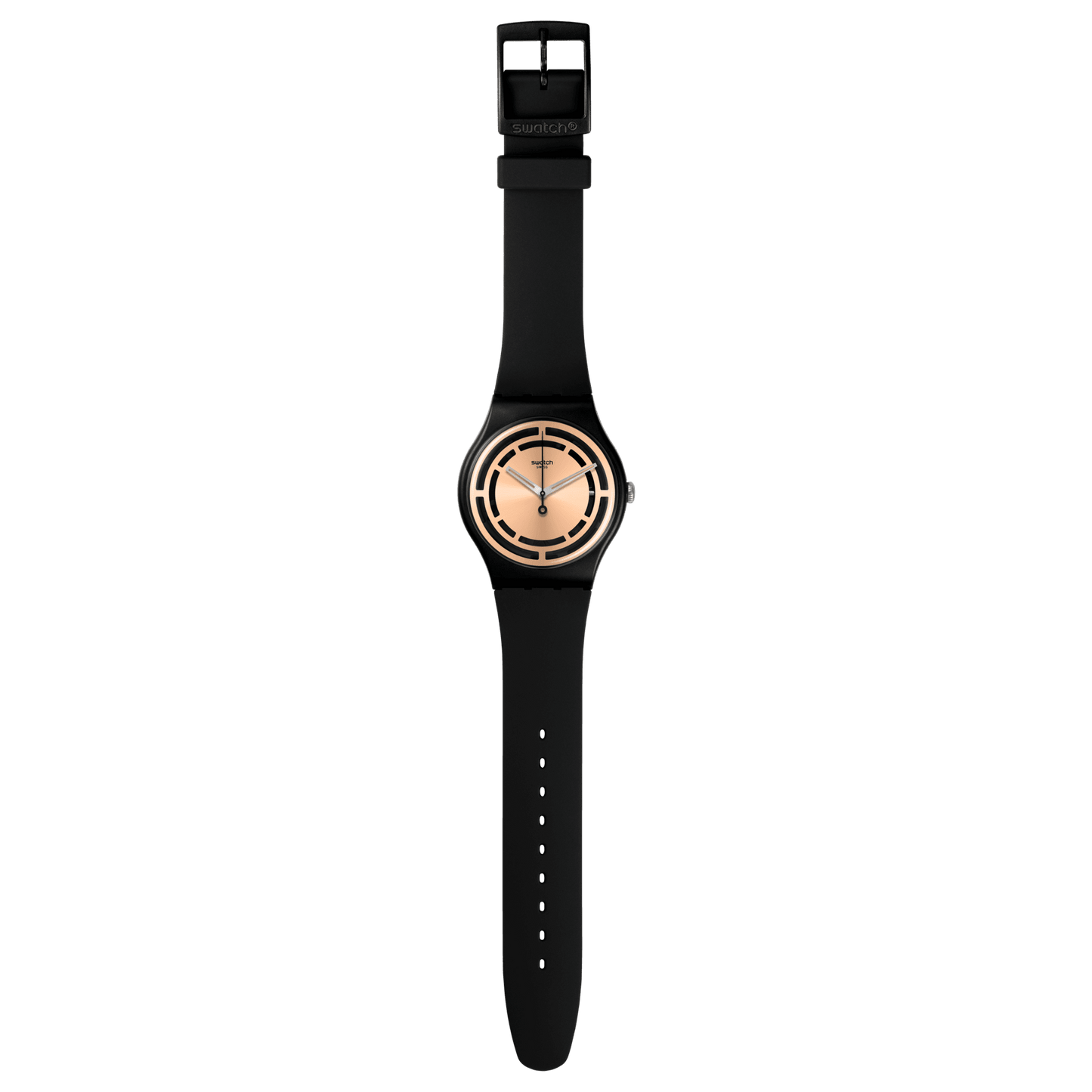 Swatch Clear Sign Unisex pulsera de silicona – SO32B116
