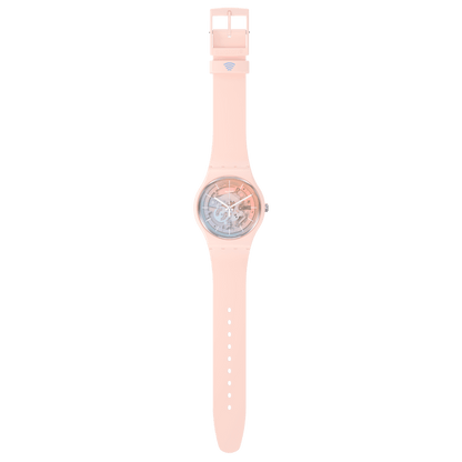 Swatch Fleetingly Pink Pay! unisex pulsera de resina – SO32P103-5300