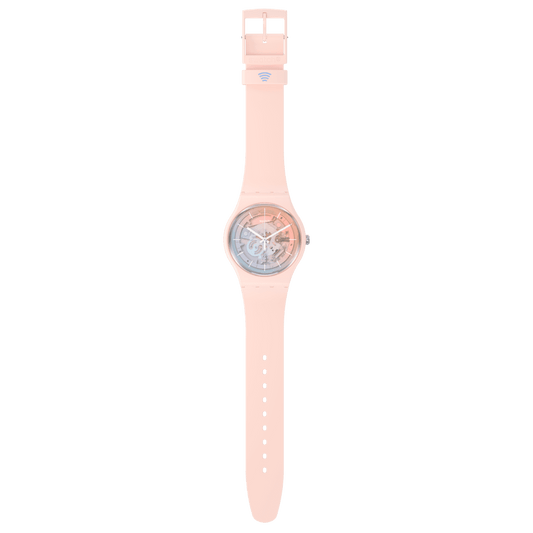 Swatch Fleetingly Pink Pay! unisex pulsera de resina – SO32P103-5300