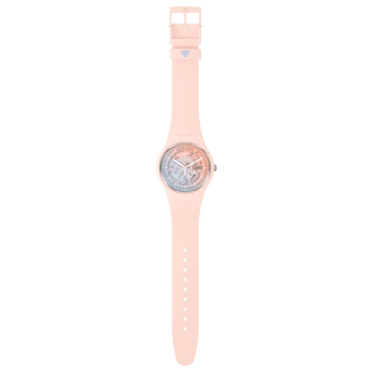 Swatch Fleetingly Pink Pay! unisex pulsera de resina – SO32P103-5300