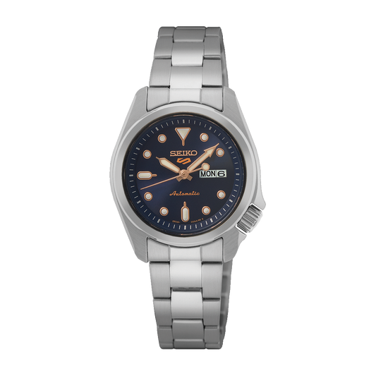 Seiko 5 Sports de dama pulsera de metal 28 mm – SRE003K1