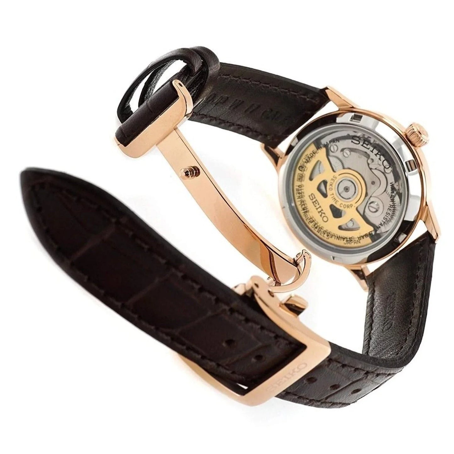 Seiko Presage de dama pulsera de cuero – SRP852J1
