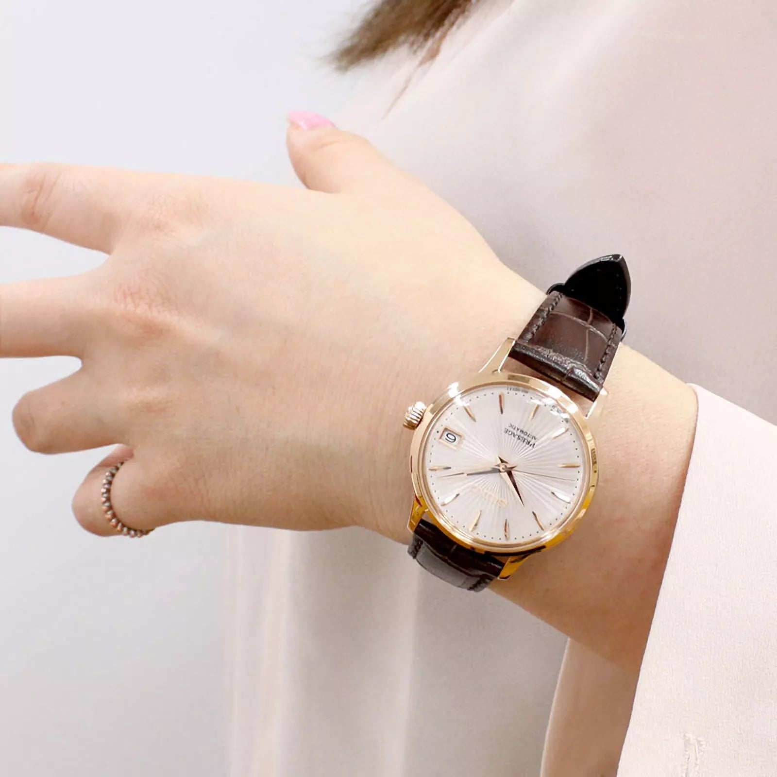 Seiko Presage de dama pulsera de cuero – SRP852J1