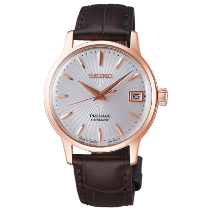 Seiko Presage de dama pulsera de cuero – SRP852J1