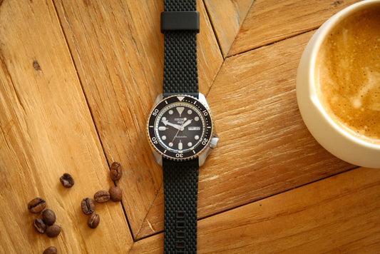 Seiko Serie 5 de caballero pulsera de caucho – SRPD73K2