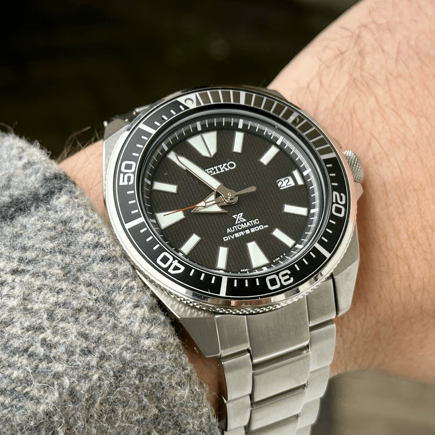 Seiko Prospex de hombre correa de metal – SRPF03K1