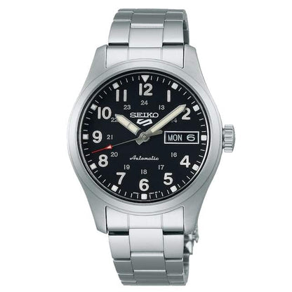 Seiko Serie 5 Análogo para Hombre con Brazalete de Metal Inoxidable – SRPJ81K1