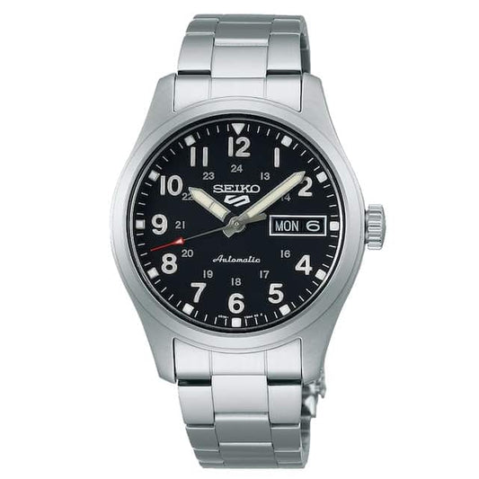 Seiko Serie 5 Análogo para Hombre con Brazalete de Metal Inoxidable – SRPJ81K1