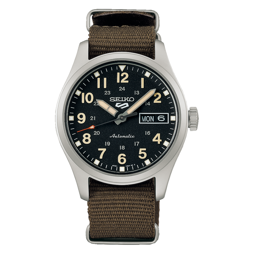 Seiko Serie 5 de caballero pulsera de tela – SRPJ85K1