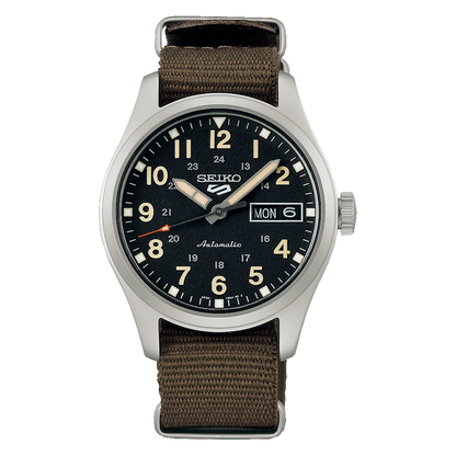 Seiko Serie 5 de caballero pulsera de tela – SRPJ85K1