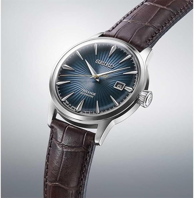 Seiko Presage Cocktail de caballero pulsera de piel – SRPK15J1