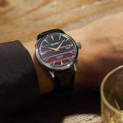Seiko Presage de hombre correa de cuero – SRPL75J1