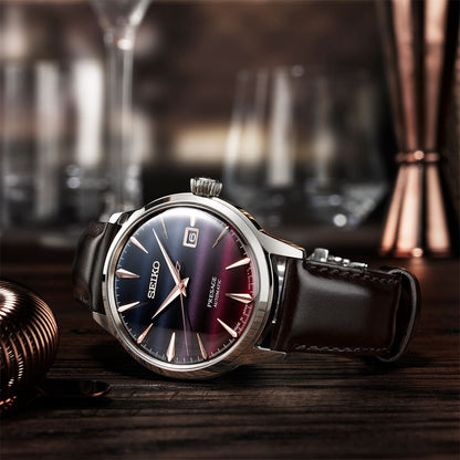 Seiko Presage de hombre correa de cuero – SRPL75J1