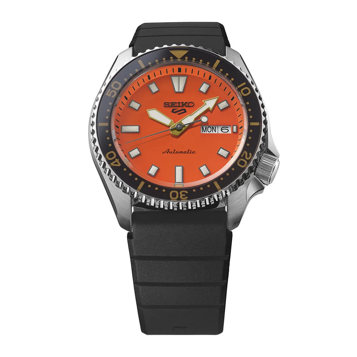 Seiko 5 Sports de hombre pulsera de caucho 42 mm – SRPL89K1