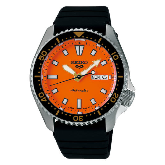 Seiko 5 Sports de hombre pulsera de caucho 42 mm – SRPL89K1