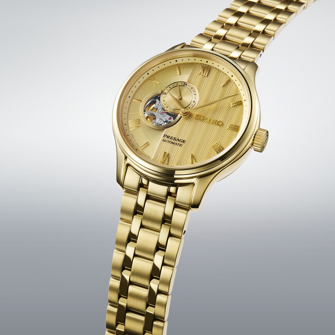 Seiko Presage Japanese de hombre SSA468J1 banda de metal