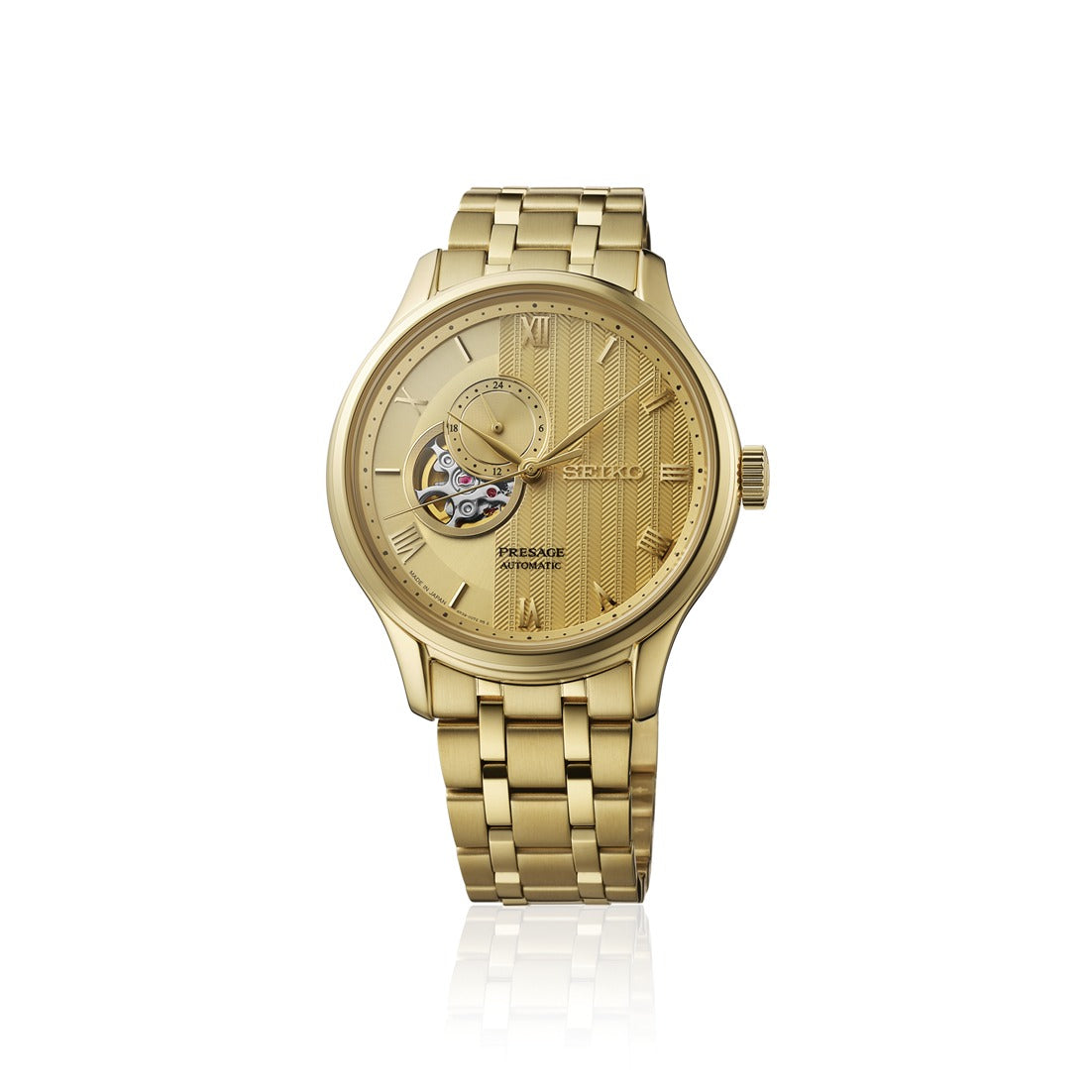 Seiko Presage Japanese de hombre SSA468J1 banda de metal