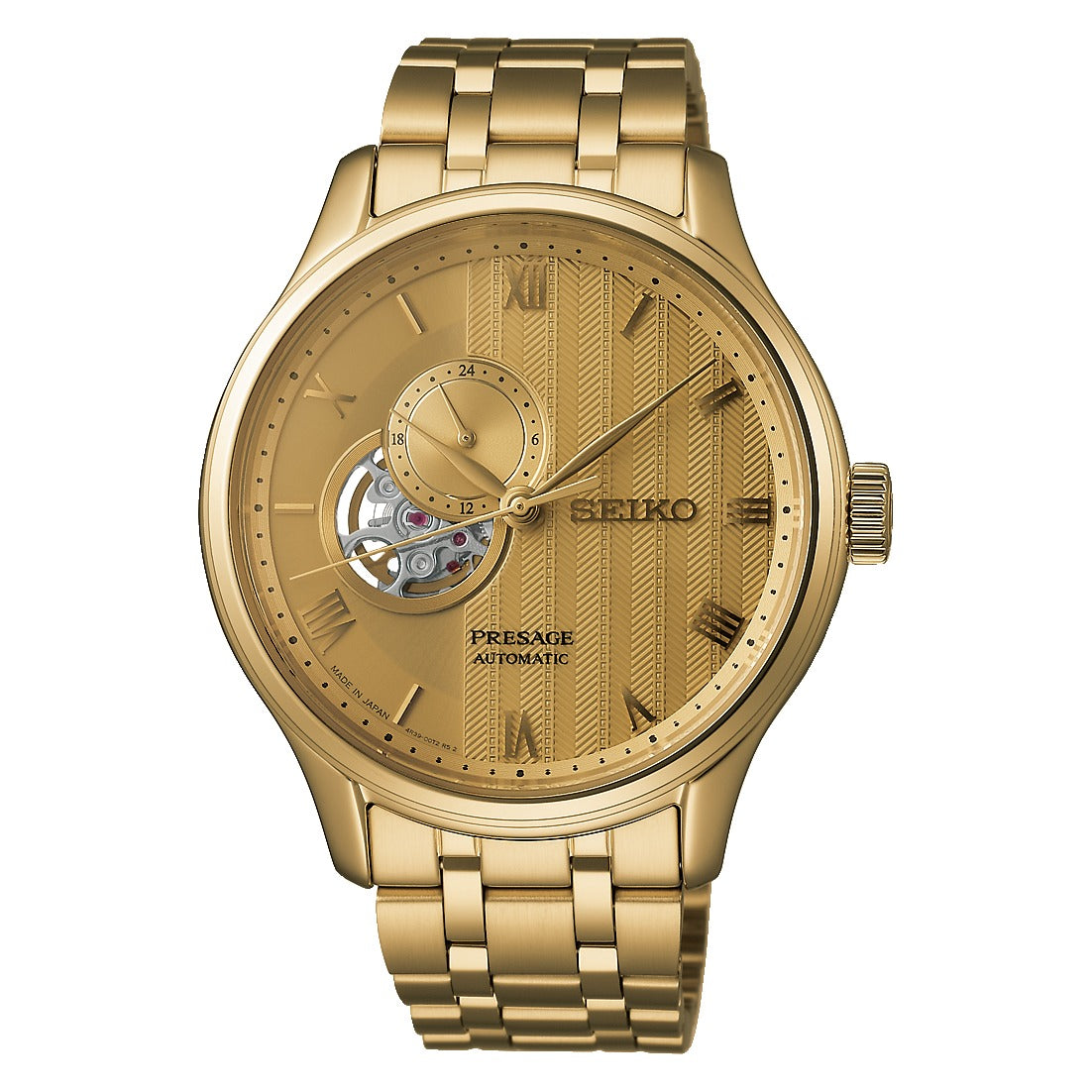 Seiko Presage Japanese de hombre SSA468J1 banda de metal
