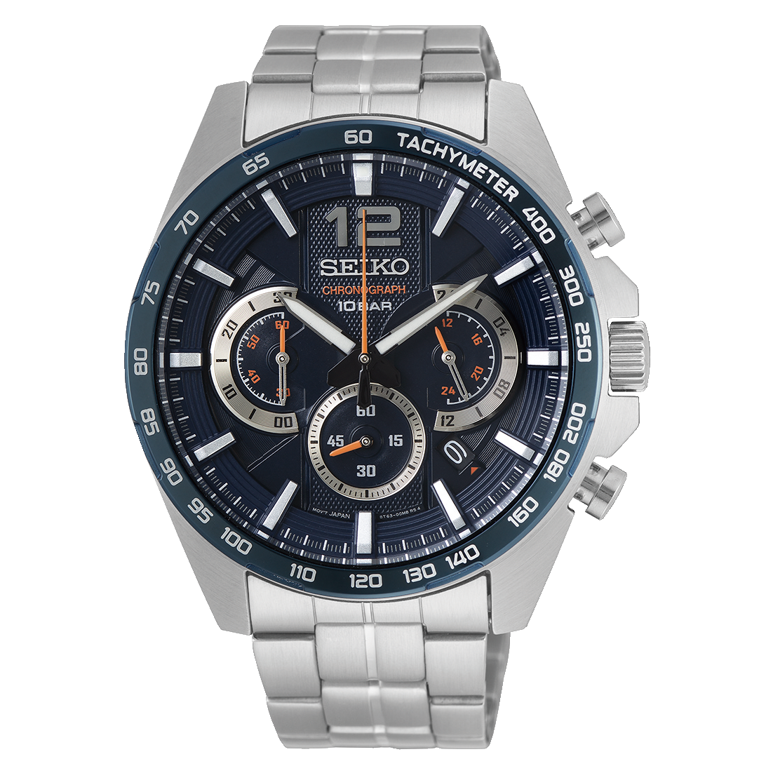 SSB345P1 Reloj Seiko Essentials de hombre pulsera de metal 43 mm