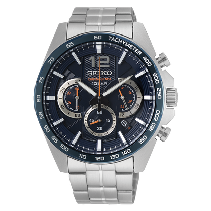 SSB345P1 Reloj Seiko Essentials de hombre pulsera de metal 43 mm