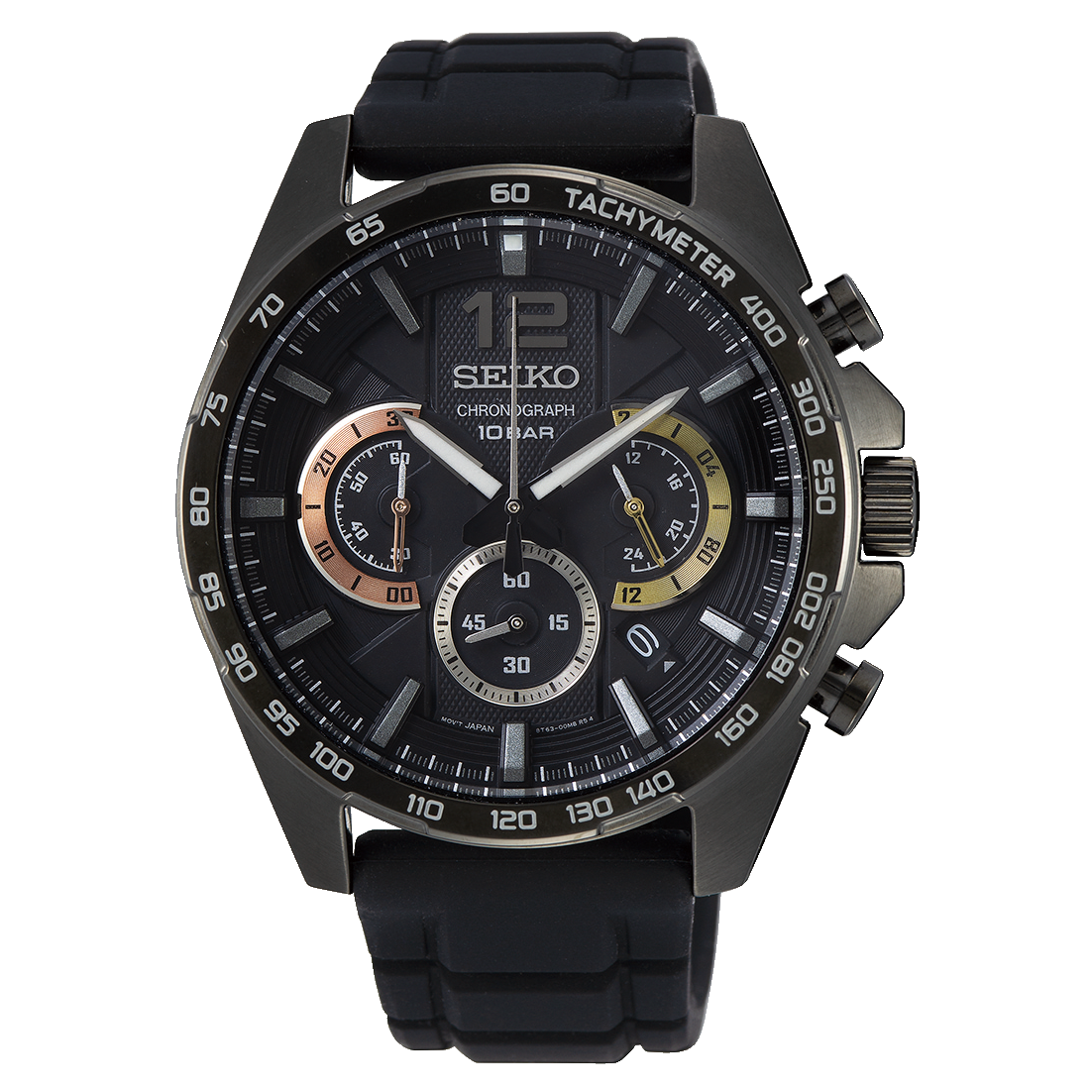 Seiko Conceptual de hombre pulsera de caucho – SSB349P1