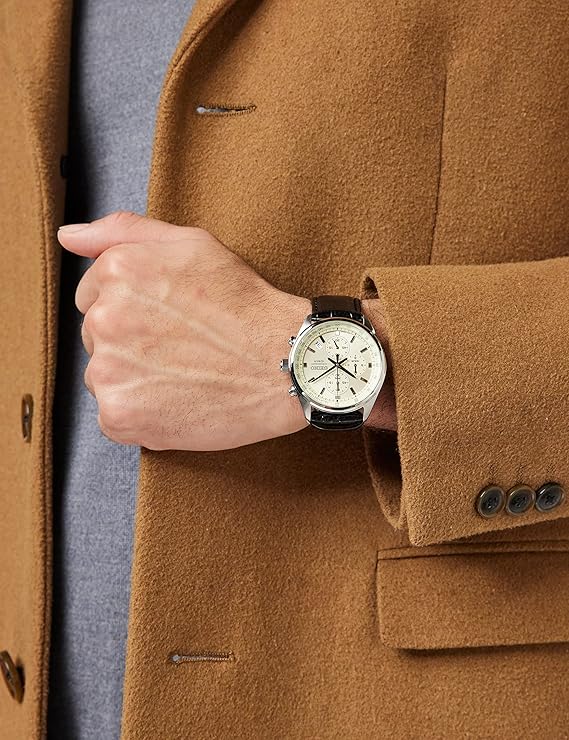 Seiko Classic de caballero pulsera de piel – SSB383P1