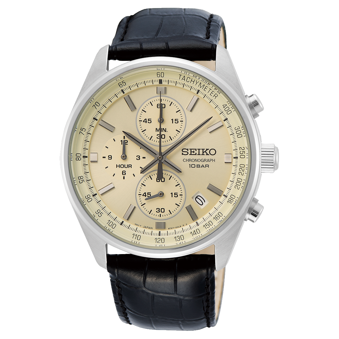 Seiko Classic de caballero pulsera de piel – SSB383P1