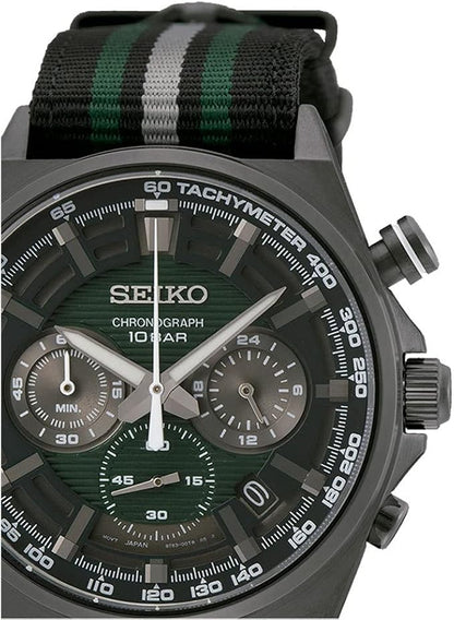 Seiko Sport de caballero pulsera de tela 41 mm – SSB411P1