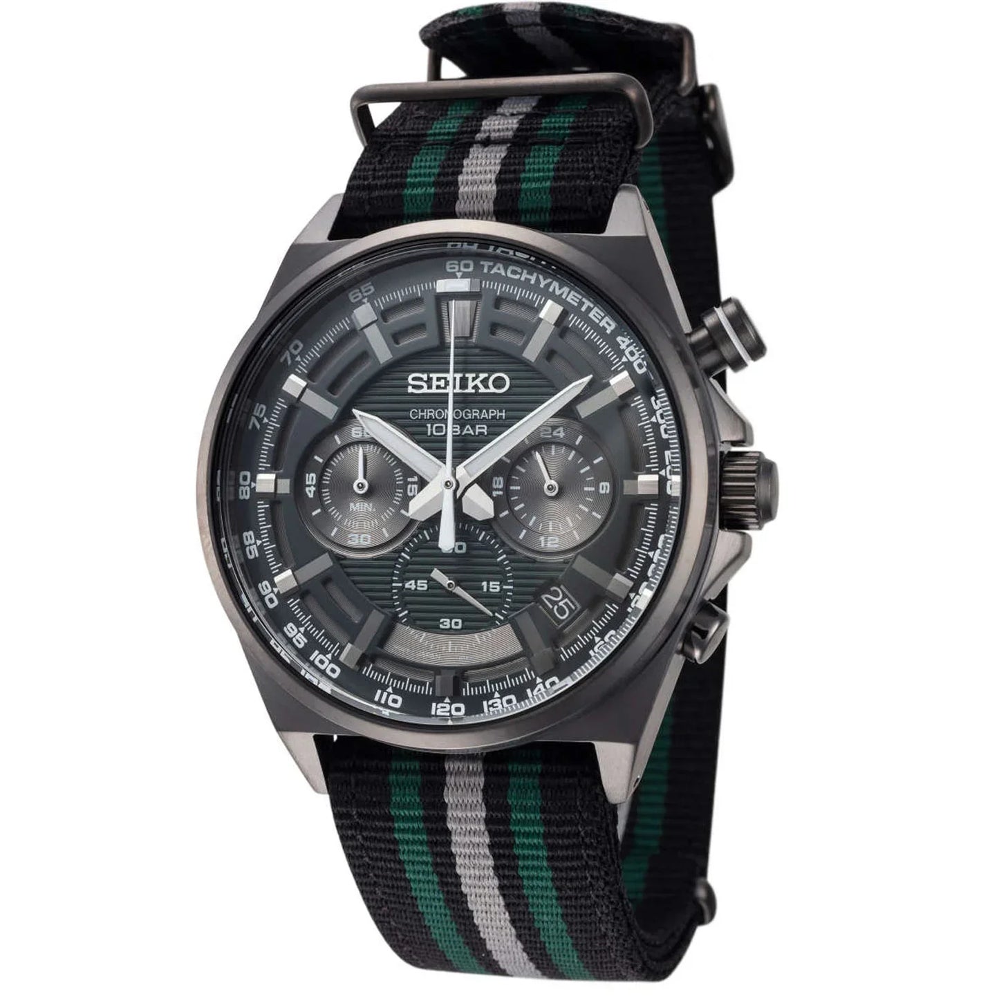 SSB411P1 Reloj Seiko Sport de caballero pulsera de tela 41 mm