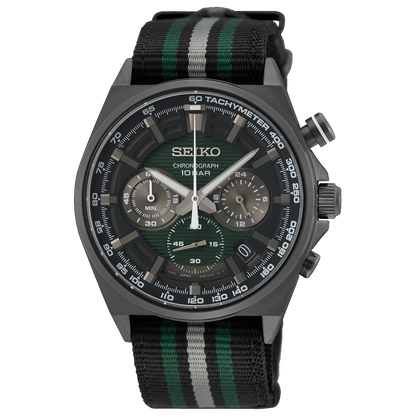 SSB411P1 Reloj Seiko Sport de caballero pulsera de tela 41 mm