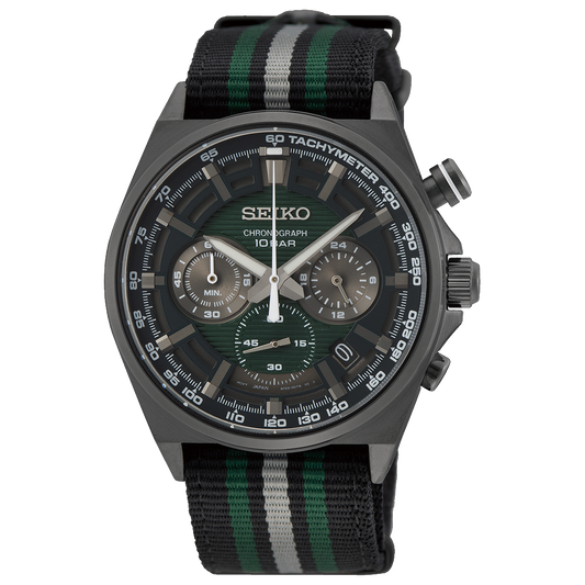 Seiko Sport de caballero pulsera de tela 41 mm – SSB411P1