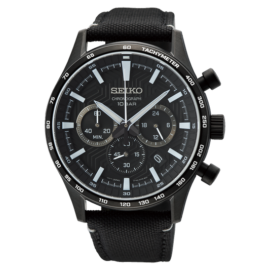Seiko Essentials de hombre pulsera de nylon 43 mm – SSB417P1