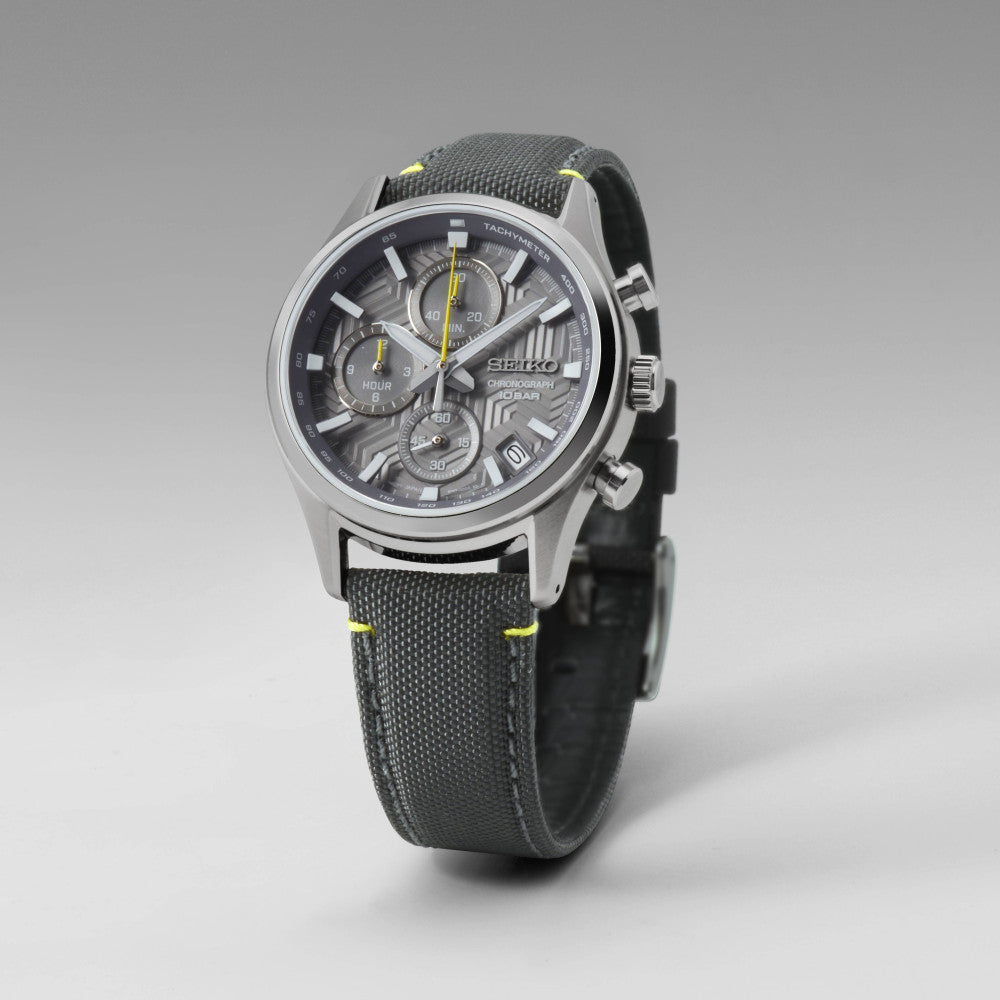Seiko Sports de hombre correa de tela – SSB423P1