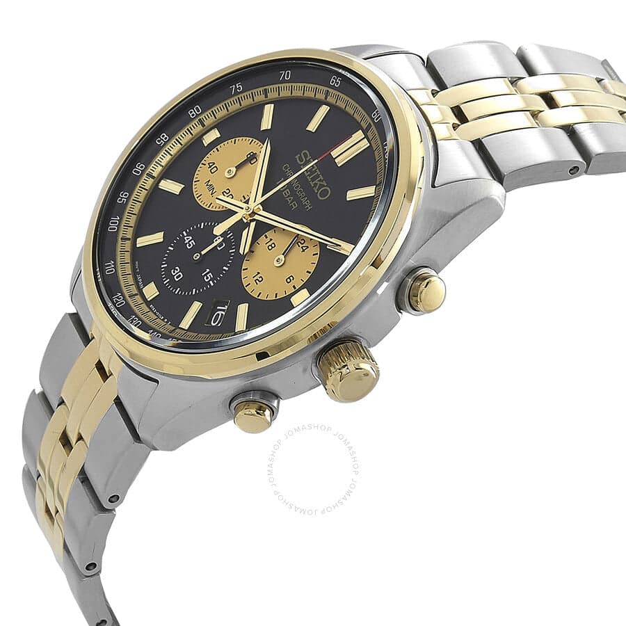 Seiko Cronógrafo para Caballero con Correa de Acero inoxidable – SSB430P1