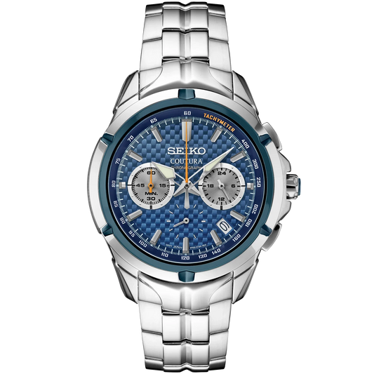 Seiko Coutura de hombre pulsera de metal 42 mm – SSB431