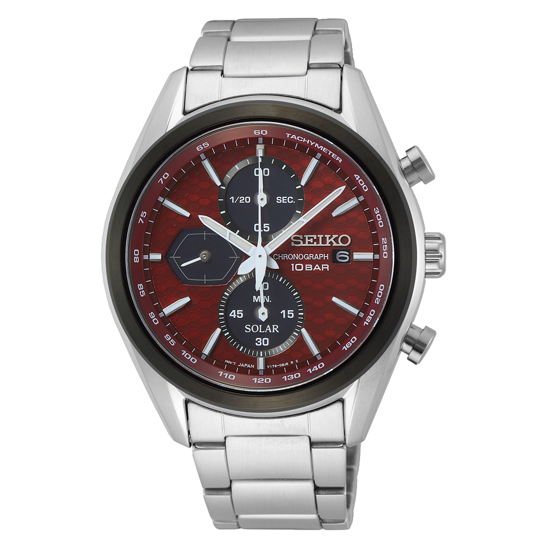 Seiko Solar de caballero pulsera de metal 41 mm – SSC771P1
