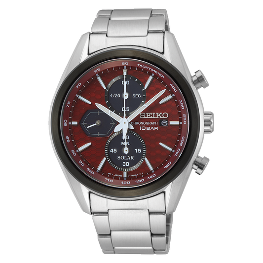 Seiko Solar de caballero pulsera de metal 41 mm – SSC771P1