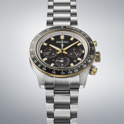 Seiko Prospex Speedtimer de hombre pulsera de metal 41 mm – SSC941P1