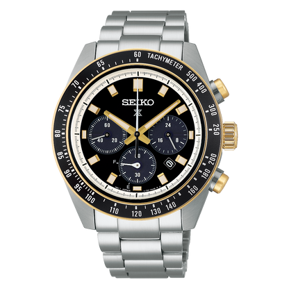 Seiko Prospex Speedtimer de hombre pulsera de metal 41 mm – SSC941P1