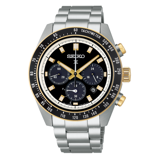 Seiko Prospex Speedtimer de hombre pulsera de metal 41 mm – SSC941P1