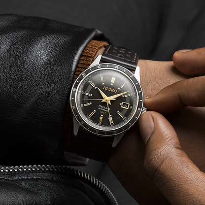 Seiko Presage Style60's de caballero pulsera de cuero – SSK013J1