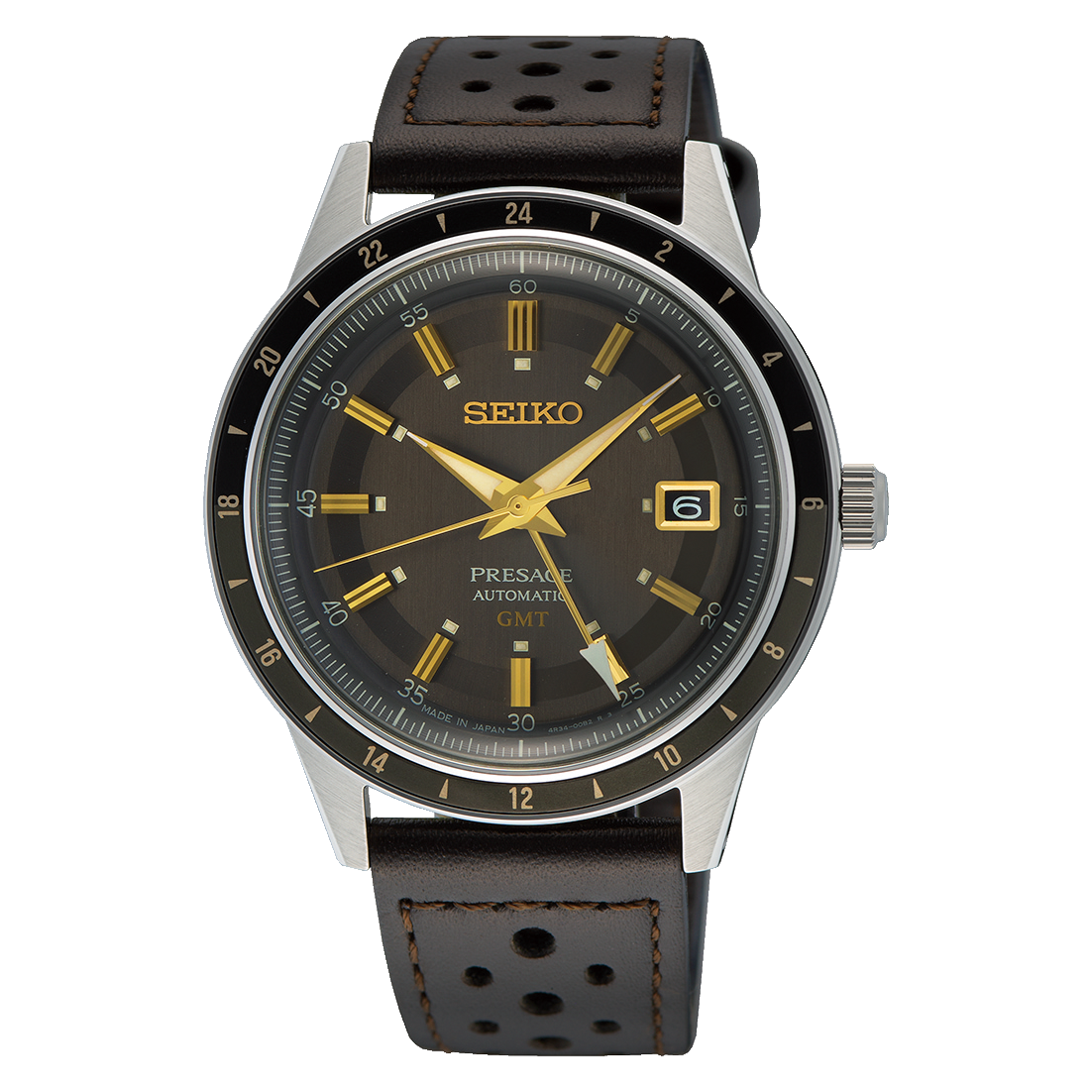 Seiko Presage Style60's de caballero pulsera de cuero – SSK013J1