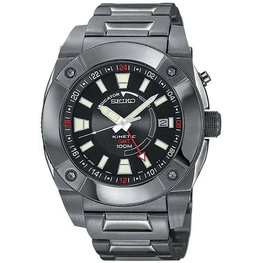 Seiko Kinetic de hombre pulsera de metal – SUN007