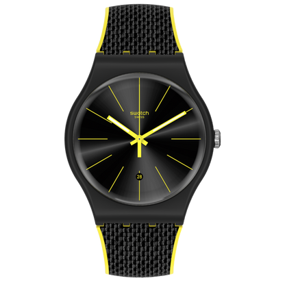 Swatch Night Cord unisex correa de tela – SUOB406