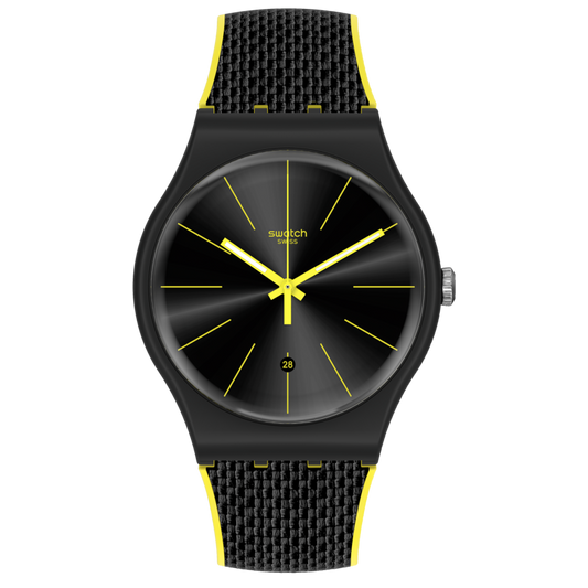 Swatch Night Cord unisex correa de tela – SUOB406
