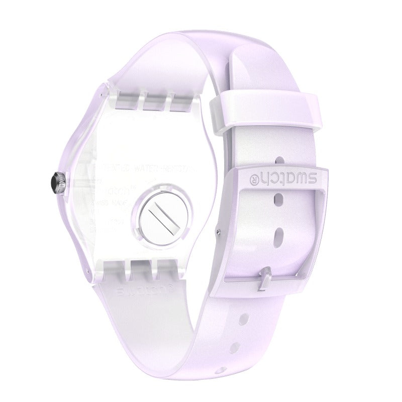 Swatch Pink Mist de dama correa de silicona – SUOK155