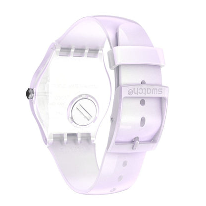 Swatch Pink Mist de dama correa de silicona – SUOK155
