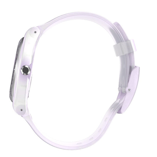 Swatch Pink Mist de dama correa de silicona – SUOK155